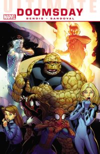 Book Cover for Ultimate Comics Doomsday by Brian M Bendis