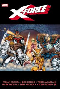 Book Cover for X-Force Omnibus. Volume 1 by Fabian Nicieza, Rob Liefeld, Todd McFarlane