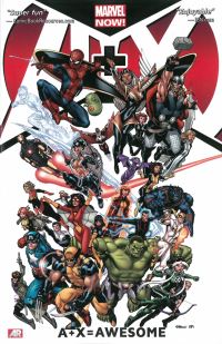Book Cover for A+X = Awesome by Dan Slott