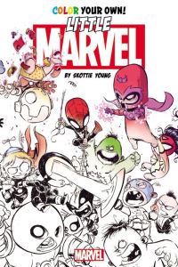 Book Cover for Color Your Own Young Marvel By Skottie Young by Skottie Young