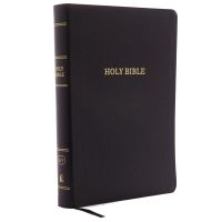 Book Cover for KJV Holy Bible, Giant Print With 53,000 Cross References, Black Bonded Leather, Red Letter, Comfort Print (Thumb Indexed) by Thomas Nelson