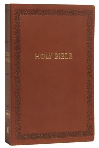 Book Cover for NKJV, Holy Bible, Soft Touch Edition, Leathersoft, Brown, Comfort Print by Thomas Nelson