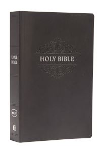 Book Cover for NKJV, Holy Bible, Soft Touch Edition, Leathersoft, Black, Comfort Print by Thomas Nelson