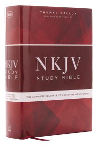 Book Cover for NKJV Study Bible, Hardcover, Comfort Print by Thomas Nelson