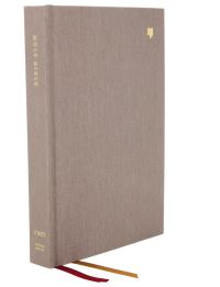 Book Cover for NET Bible, Thinline, Cloth Over Board, Gray, Comfort Print by Thomas Nelson