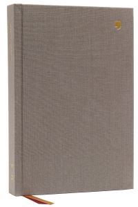 Book Cover for NET Bible, Thinline Large Print, Cloth Over Board, Gray, Comfort Print by Thomas Nelson