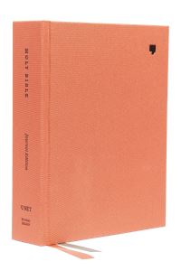 Book Cover for NET Bible, Journal Edition, Cloth Over Board, Coral, Comfort Print by Thomas Nelson