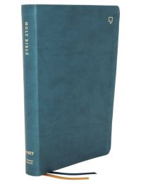 Book Cover for NET Bible, Thinline Large Print, Leathersoft, Teal, Comfort Print by Thomas Nelson