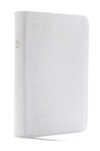 Book Cover for NKJV, Bride's Bible, Leathersoft, White, Red Letter, Comfort Print by Thomas Nelson