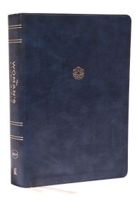 Book Cover for NKJV, The Woman's Study Bible, Leathersoft, Blue, Red Letter, Full-Color Edition by Thomas Nelson