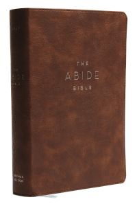 Book Cover for NKJV, Abide Bible, Leathersoft, Brown, Red Letter, Comfort Print by Thomas Nelson