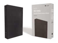 Book Cover for NET Bible, Thinline Reference, Large Print, Leathersoft, Black, Comfort Print by Thomas Nelson