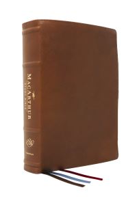 Book Cover for ESV, MacArthur Study Bible, 2nd Edition, Premium Goatskin Leather, Brown, Premier Collection by Thomas Nelson