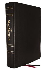 Book Cover for ESV, MacArthur Study Bible, 2nd Edition, Genuine Leather, Black by Thomas Nelson