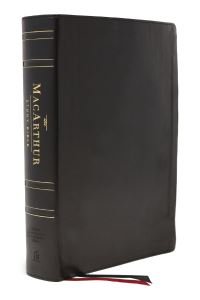 Book Cover for NASB, MacArthur Study Bible, 2nd Edition, Genuine Leather, Black, Thumb Indexed, Comfort Print by Thomas Nelson