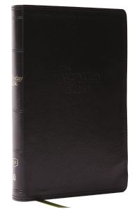 Book Cover for KJV, The Everyday Bible, Black Leathersoft, Red Letter, Comfort Print by Thomas Nelson