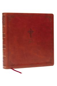 Book Cover for NABRE XL, Catholic Edition, Leathersoft, Brown, Comfort Print by Catholic Bible Press