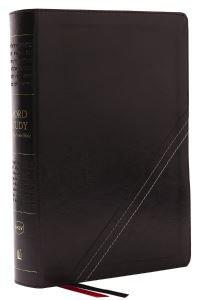 Book Cover for NKJV, Word Study Reference Bible, Leathersoft, Black, Red Letter, Comfort Print by Thomas Nelson