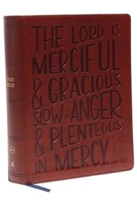 Book Cover for KJV, Journal Reference Edition Bible, Verse Art Cover Collection, Brown Leathersoft, Red Letter, Comfort Print by Thomas Nelson