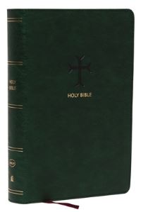 Book Cover for NKJV, End-of-Verse Reference Bible, Personal Size Large Print, Leathersoft, Green, Red Letter, Thumb Indexed, Comfort Print by Thomas Nelson