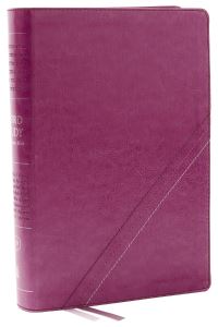 Book Cover for KJV, Word Study Reference Bible, Leathersoft, Pink, Red Letter, Comfort Print by Thomas Nelson