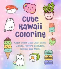 Book Cover for Cute Kawaii Coloring by Taylor Vance