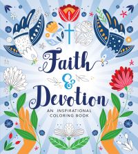 Book Cover for Faith & Devotion Coloring Book by Editors of Chartwell Books