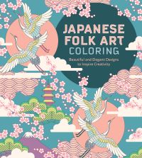 Book Cover for Japanese Folk Art Coloring Book by Editors of Chartwell Books