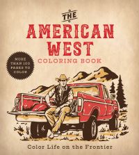 Book Cover for American West Coloring Book by Editors of Chartwell Books
