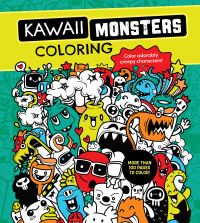 Book Cover for Kawaii Monsters Coloring Book by Editors of Chartwell Books