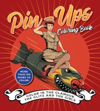 Book Cover for Pin-Ups Coloring Book by Editors of Chartwell Books