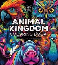 Book Cover for Animal Kingdom Coloring Book by Editors of Chartwell Books