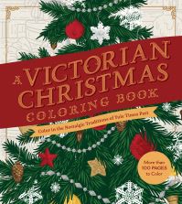 Book Cover for A Victorian Christmas Coloring Book by Editors of Chartwell Books