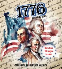 Book Cover for 1776 Coloring Book by Editors of Chartwell Books