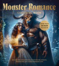 Book Cover for Monster Romance Coloring Book by Editors of Chartwell Books
