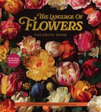 Book Cover for The Language of Flowers Coloring Book by Editors of Chartwell Books