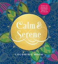 Book Cover for Calm & Serene Coloring Book by Editors of Chartwell Books