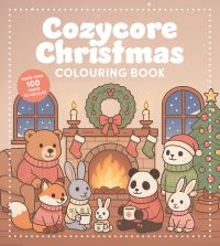 Book Cover for Cozycore Christmas Colouring Book by Editors of Chartwell Books