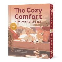 Book Cover for The Cozy Comfort Coloring Book by Editors of Chartwell Books