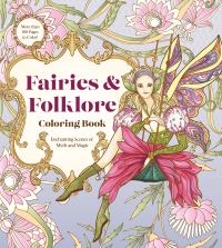 Book Cover for Fairies & Folklore Coloring Book by Editors of Chartwell Books