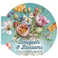 Book Cover for Bouquets & Blossoms Coloring Book by Editors of Chartwell Books