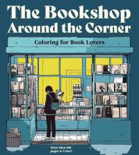 Book Cover for The Bookshop Around the Corner Coloring Book by Editors of Chartwell Books