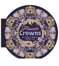 Book Cover for Flower Crowns Coloring Book by Editors of Chartwell Books