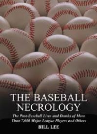 Book Cover for The Baseball Necrology by Bill Lee