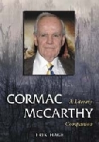 Book Cover for Cormac McCarthy by Erik Hage