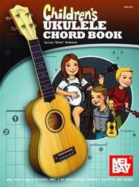 Book Cover for Children's Ukulele Chord Book by Lee Drew Andrews