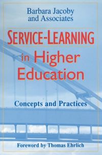 Book Cover for Service-Learning in Higher Education by Barbara Jacoby