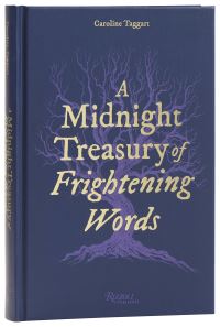 Book Cover for A Midnight Treasury of Frightening Words by Caroline Taggart