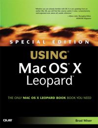 Book Cover for Special Edition Using Mac OS X Leopard by Brad Miser