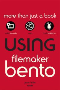 Book Cover for Using FileMaker Bento by Jesse Feiler